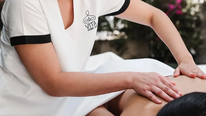 Aromatherapy Massage at home in Dubai with a Vita Home Spa therapist
